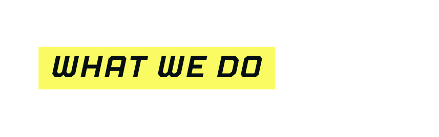 WhAT WE DO